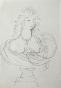 Janine JANET - Original drawing - Pencil - Project for the jewelry cave by Nina Ricci 10