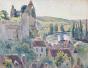 Paul CORDONNIER - Original Painting - Watercolor - Angles-sur-l'Anglin