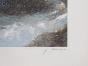 Francois D'IZARNY - Original Print - Lithograph - The storm