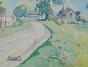 Etienne GAUDET - Original painting - Watercolor - Landscape 7