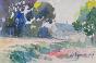 Etienne GAUDET - Original painting - Watercolor - Landscape 23