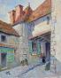 Etienne GAUDET - Original painting - Gouache - Alley
