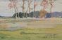 Etienne GAUDET - Original painting - Watercolor - Landscape 2