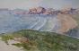 Etienne GAUDET - Original painting - Watercolor - Trégastel beach 1