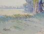 Etienne GAUDET - Original painting - Watercolor - Undergrowth 1