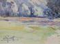 Etienne GAUDET - Original painting - Watercolor - countryside