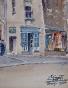 Etienne GAUDET - Original painting - Watercolor - Rue Beauvoir in Blois