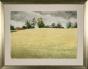Loic DUBIGEON - Original drawing - Pastel - The fields in Normandy
