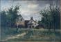 Pierre Ernest BALLUE - Original painting - Oil - Countryside landscape