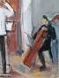 Edouard RIGHETTI  - Original painting - Gouache- Menton Festival 2