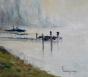 Marcel LAQUAY - Original painting - Oil - Winter mist in Amfreville