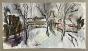 Janie Michels - Original painting - Gouache - Normandy in winter 4