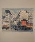 Robert SAVARY - Original print - Lithograph - Paris, Place Blanche