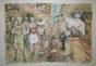 Lucien Philippe MORETTI - Original print - Lithograph - Bag of marbles, The streets of Toulon