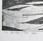 Loic DUBIGEON - Original print - Lithograph - Cliff