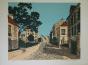 Denis Paul NOYER - Original print - Lithograph - The cobbled street