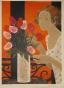GANNE Yves - Original print - Lithograph - Woman with tulips