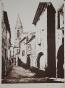 Loïc DUBIGEON - Original print - Lithograph - Alley with the steeple