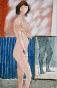 Guy Bardone - Original Painting - Watercolour - Nude in the mirror
