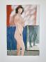 Guy Bardone - Original Painting - Watercolour - Nude in the mirror