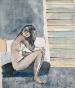 Guy Bardone - Original Painting - Watercolour - Sitting naked 2