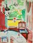 Robert SAVARY - Original painting - Gouache - Dining room