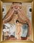 Yves Brayer - Original painting - Gouache - Baldachin nude