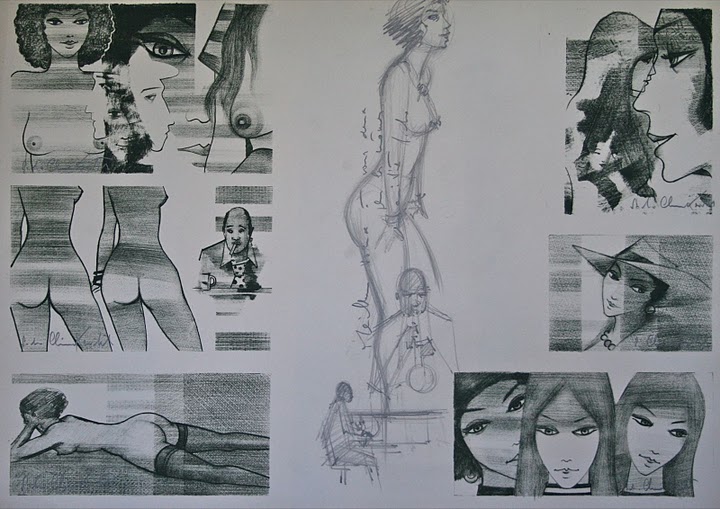 CHIMKEVITCH Sacha - Estampe originale - Lithographie  - Femmes