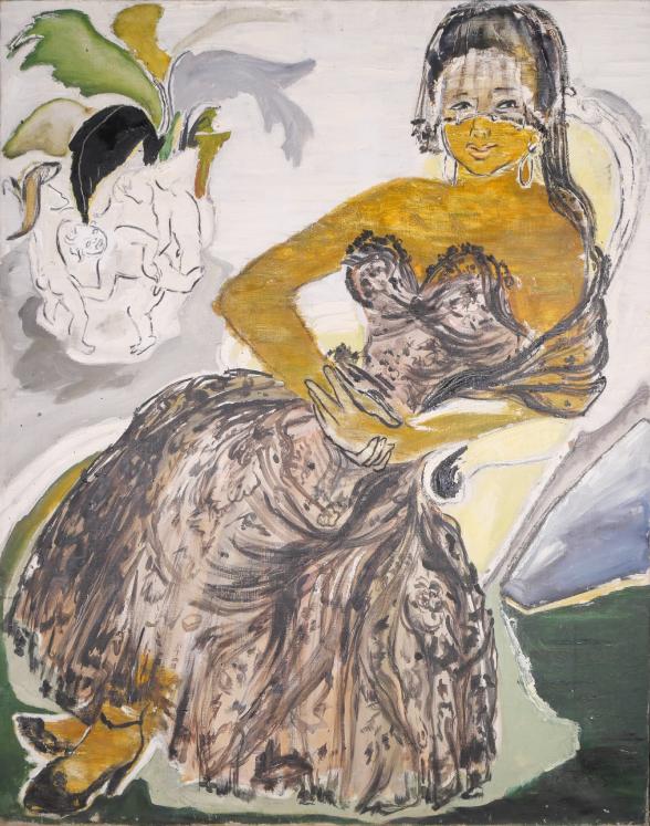 Janie Michels - Peinture originale - Huile - Jeune femme