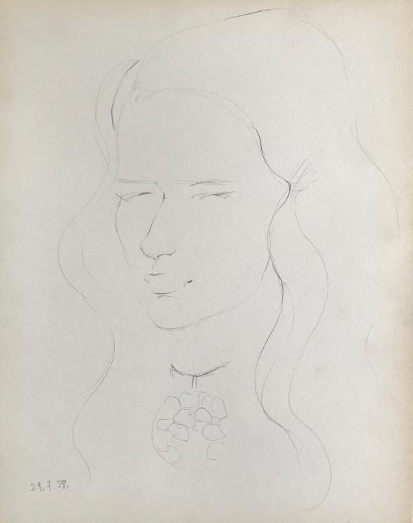 Lancelot Ney - Dessin original - Crayon - Portrait 1