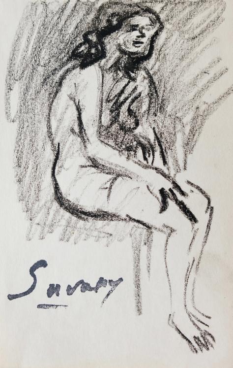 Robert SAVARY - Dessin original - Pastel - Nu 95