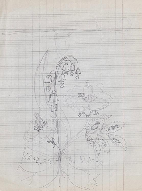 Janine JANET - Dessin original - Crayon - Projet pour Charles of the Ritz 5