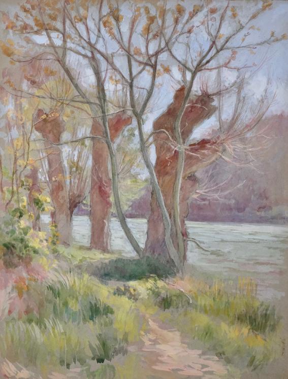 Paul CORDONNIER - Peinture Originale - Aquarelle - Vallée de la Creuse 2