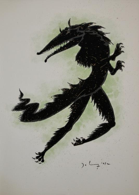 Frederic DELANGLADE - Lithographie originale signée - Zodiaque Dragon