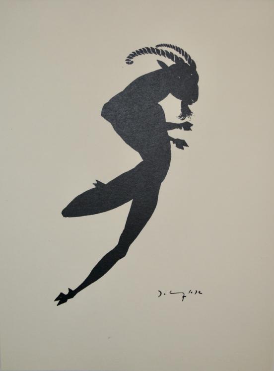 Frédéric DELANGLADE - Lithographie originale signée - Zodiaque Bélier