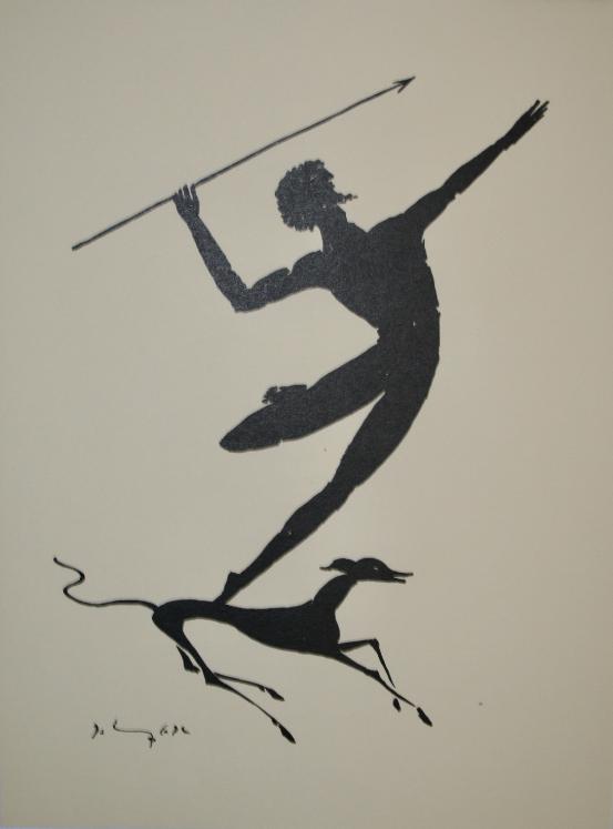 Frédéric DELANGLADE - Lithographie originale signée - Zodiaque Orion