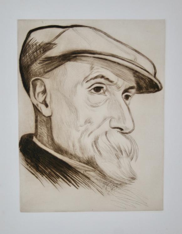 Rafaël SCHWARTZ - Estampe originale - Eau-forte - P-A Renoir