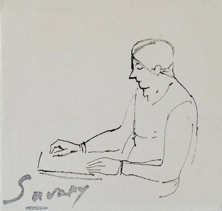 Robert SAVARY - Dessin original - Encre - L'artiste 1