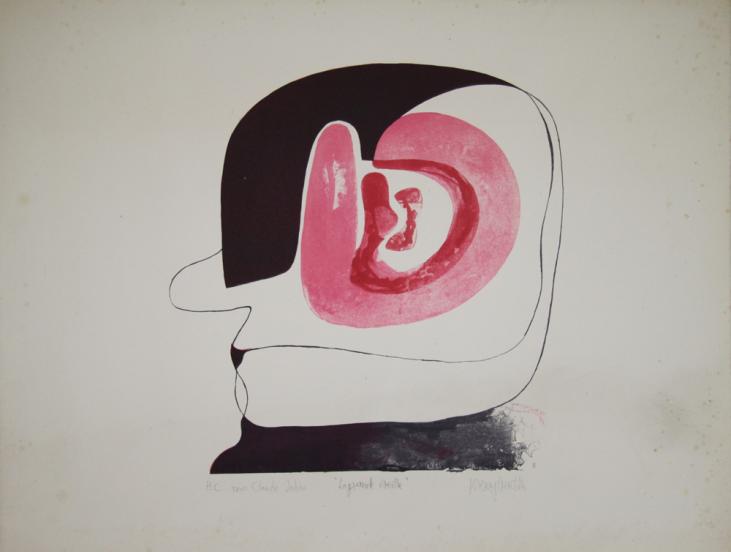 Jérémy GENTILLI - Estampe originale - Lithographie - La grande oreille