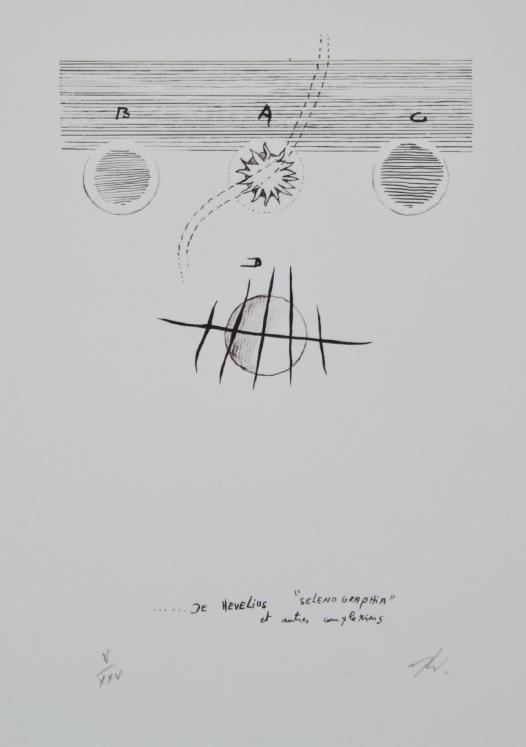 Richard TEXIER - Estampe originale - Lithographie - Seleno Graphia