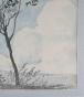 Pierre-Edmond PERADON - Peinture originale - Aquarelle - L'arbre au bord de l'eau