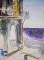 Janie Michels - Peinture originale - Huile - Trouville, le balcon