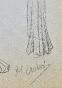 Atelier VIONNET - Dessin original - Crayon - Robe 476