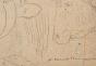 Auguste ROUBILLE - Dessin original - Crayon - Etudes de tetes de vaches