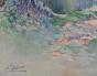 Etienne GAUDET - Peinture originale - Aquarelle - Sous Bois