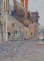 Etienne GAUDET - Peinture originale - Aquarelle - Blois 21