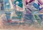 Edouard RIGHETTI - Peinture originale - Aquarelle  - Le Lac du Salagon