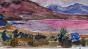 Edouard RIGHETTI - Peinture originale - Aquarelle - Lac de Salagou