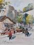 Etienne GAUDET - Peinture originale - Aquarelle - Blois 28