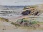 Etienne GAUDET - Peinture originale - Aquarelle - Mer de Vendée